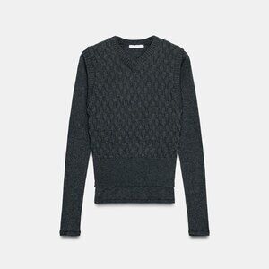 Zara double layer long sleeve sweater vest